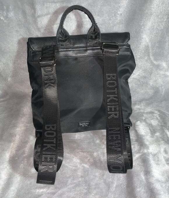 botkier trigger leather backpack Botkier New York Trigger Mini Nylon and Leather Backpack Black